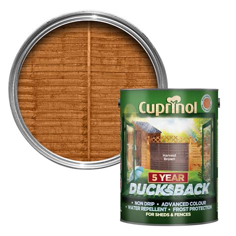 cuprinol ducksback harvest brown.